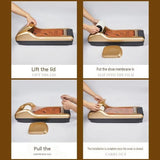 Automatic Mechanical Shoe Cover Dispenser with Foot Pedal Activation and Double Steel Film Cutter