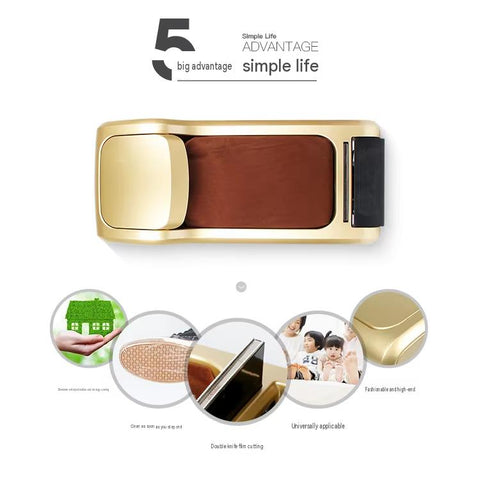 Automatic Mechanical Shoe Cover Dispenser with Foot Pedal Activation and Double Steel Film Cutter