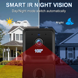 Gopeta, TUYA Smart WiFi Video Door Bell - Black