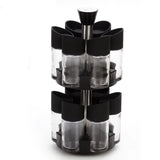 12-Piece 360° Revolving Spice Rack Set with 230ML Glass Jars
