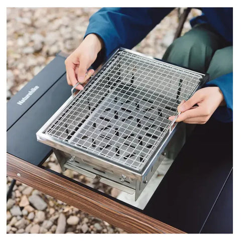 Naturehike Stainless Steel Folding Grill - Stainless Steel / Small