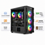 تجميعة كمبيوتر ألعاب قيمنق (Intel Core i5-14400F, RTX 5060 8GB) – رام 16 جيجابايت DDR5، هارد 500 جيجابايت SSD، مع نظام Windows 11 Pro