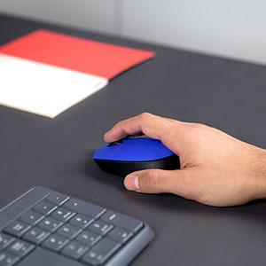 Logitech M171 Wireless Nano Optical Mouse Ambidextrous – Blue