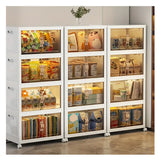 Multipurpose Multi Layer Foldable Stackable Storage Cabinet Box for Home, Bedroom, Kitchen & Garage