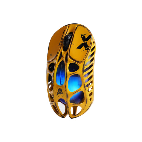 GravaStar Mercury X Pro Wireless Gaming Mouse with 8K Dongle Special Edition - Battle Worn Yellow