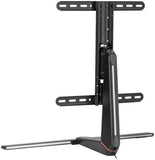 Twisted Minds RGB Tabletop TV Stand, Swivel Ability, Detachable Extension Plate, Height Adjustable- Black