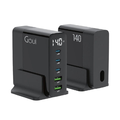 Goui GAN 140 Desktop Charger 5 Ports 140 W - Black
