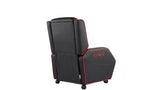Gamax Gaming Sofa XL Black & Red Recliner (Assembly not included)