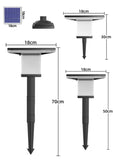 Elegant Garden Walkway Tower and Ground Light for Garden Patio and Outdoors