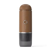 آي كافيلاس ماكينة تحضير قهوة الإسبريسو المحمولة 2 في 1 مع تسخين - بني