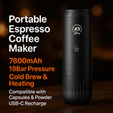 iCafilas Portable Espresso Maker - Black