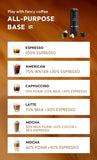 iCafilas 2-in-1 Portable Espresso Maker with Heating - Black