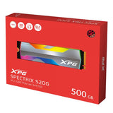 XPG Spectrix S20G PCIe Gen3x4 M.2 2280 Solid State Drive RGB-500GB