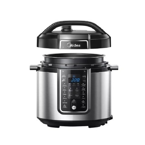 Midea Pressure Cooker, 6L Gross, 4L Net, 8 Menus