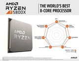 AMD Ryzen 7 5800X 8-Core 3.8 GHz Socket AM4 105W