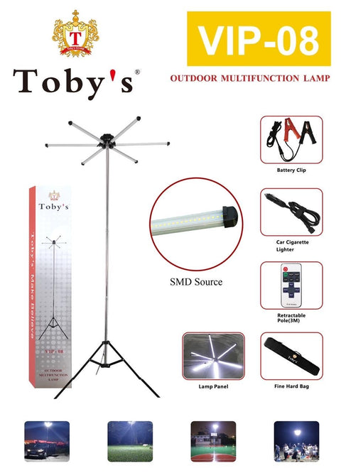 Toby’s Vip-08 Outdoor Multifunction Lamp