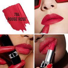Dior Rouge Dior Lipstick - 784 Rouge Rose Velvet Finish Dior Rouge Dior Lipstick - 784 Rouge Rose Velvet Finish