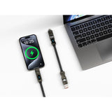 WiWU Titan 100W Fast Charging Cable 15cm – USB to Type-C & Type-C to Lightning Short Cable
