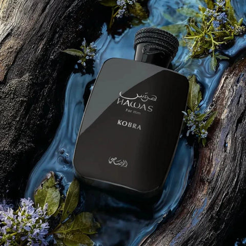 رصاصي عطر حواس كوبرا أو دو بارفان للرجال - 100 مل