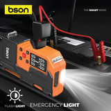 BSON Turbo Jump Starter with Air Inflator - 6-in-1 Emergency Kit