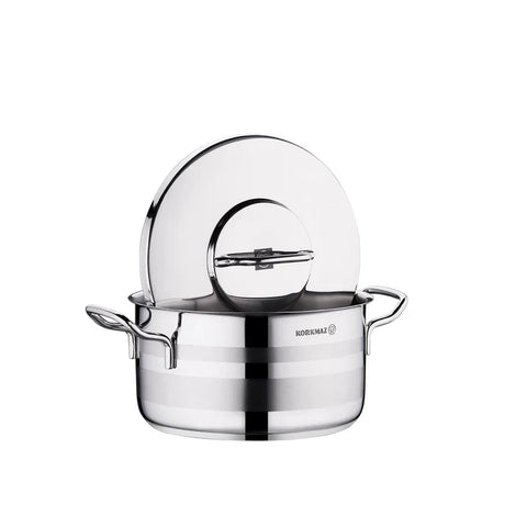 Korkmaz Astra2 A2022 Premium Stainless Steel Casserole – 18x10 cm | 2.6L