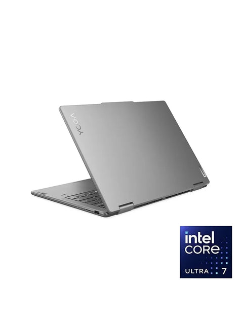 لينوفو لابتوب Yoga 7 2-in-1 بشاشة لمس مقاس 14 بوصة بدقة WUXGA – معالج Intel Core Ultra 7 155U، رام 16 جيجا، هارد SSD سعة 512 جيجا، كرت شاشة Intel Graphics، نظام Windows 11 Home، لوحة مفاتيح بإضاءة خلفية عربي وإنجليزي، رمادي ستورم، ضمان سنتين + قلم