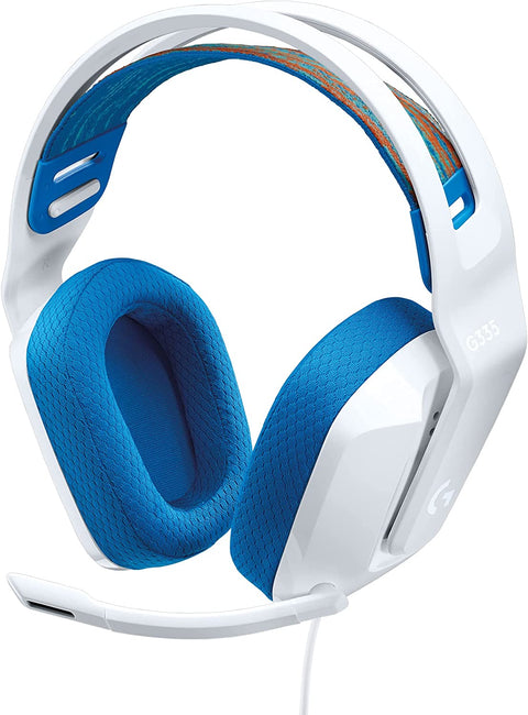 Logitech G335 Wired Gaming Headset - White