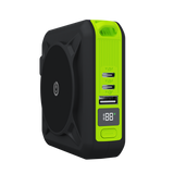 Goui Mbala Pro 10000 mAh Power Bank With 15W Wireless Charger & Wall Charger- Black