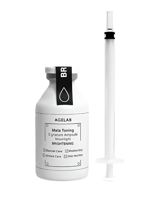AgeLab Mela Toning Signature Ampoule | Vitamin C Moonlight Brightening Serum for Dark Spots, Hyperpigmentation & Uneven Skin Tone | Radiance & Skin Tone Booster | Korean Skincare | 30ml