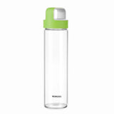 Borosil Borosilicate Glass Water Bottle with Leakproof Airtight Lid, Fridge Safe Wide Mouth Clear Bottle