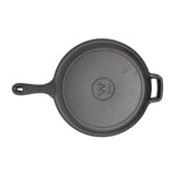 Westinghouse 3-Quart Pre-Seasoned Cast Iron Dutch Oven with 10.25-Inch Skillet Lid – Black