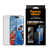 PanzerGlass Privacy Screen Protector iPhone 17, 17 Pro, 17 Air, 17 Pro Max | Ultra-Wide Fit w. Fastfit in-a-box