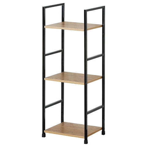 Modern Metal and Wood Storage Organizer Shelf