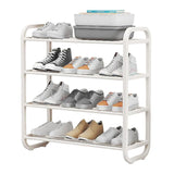 4-Tier Shoe Rack, Free-Standing Portable Shoe Organizer