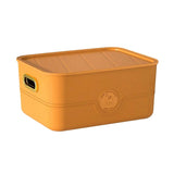 Large Plastic Storage Box with Lid & Built-In Handles (35 x 26.5 x 16 cm)