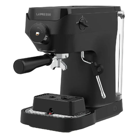 LePresso Lucenero 19-Bar Coffee Machine with LCD Screen - Black