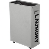 Foldable Rolling Laundry Basket with Stand