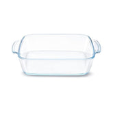 Borosil Square Borosilicate Glass Baking and Serving Dish with Handles – 1.6 L