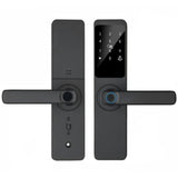 Smart Fingerprint Door Lock with Touch Keypad, RFID Card, Tuya App Control & Temporary Password Unlock for Indoor Wooden Doors