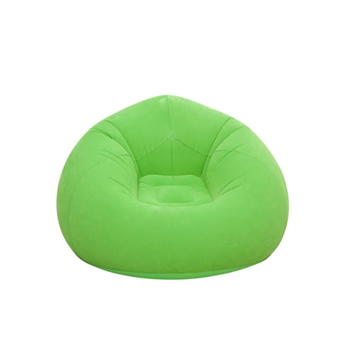 XL Single Size Inflatable Flocked Lounge Sofa Chair – 110 × 110 × 85 cm