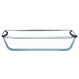 Borosil Rectangular Clear Glass Baking Dish – 2.5 L