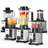 RAF 5-in-1 Multipurpose Electric Blender, Grinder, Juicer & Beater with 3L Capacity & Stainless Steel Blades - 2600W