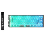 Sades Void Fission 60 Ultra Compact 60% Hall Effect Magnetic Switch Wired Keyboard - Black