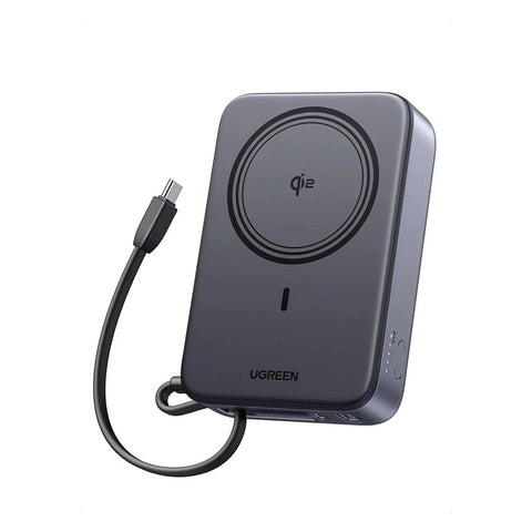 UGREEN Magnetic Wireless Power Bank 20000mAh 30W USB-C + 15W Qi2 ā Space Gray