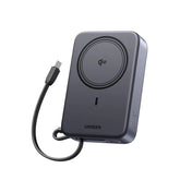 UGREEN Magnetic Wireless Power Bank 20000mAh 30W USB-C + 15W Qi2 – Space Gray