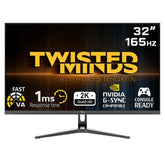 Twisted Minds Eclipse Series Flat 32" QHD - 165 Hz, 1 ms Fast VA Gaming Monitor