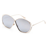 Dior Stellaire 2 Gold Geometric Ladies Sunglasses (DIORSTELLAIRE2/83I)