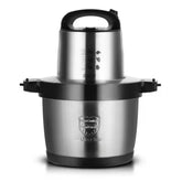 RAF Stainless Steel Food Processor & Chopper 6L with Quad Blade System for Blending & Grinding - 1600W