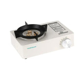 Portable Butane Gas Stove with Windproof Alloy Burner & Cast Copper Fire Cover