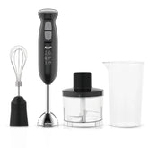 RAF 4-in-1 Hand Blender, Chopper, Whisk & Mixer with Dual Speed Control & 600ml Jar - 340W